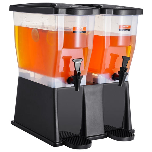 Beverage Dispenser, 3 Gallon x 2 Drink Dispensers for Parties, Plastic Juice Dispenser with Stand Spigot Lid, Iced Tea Lemonade Juice Water Dispenser, for Restaurants, Hotels, Parties - Renee Lane Company