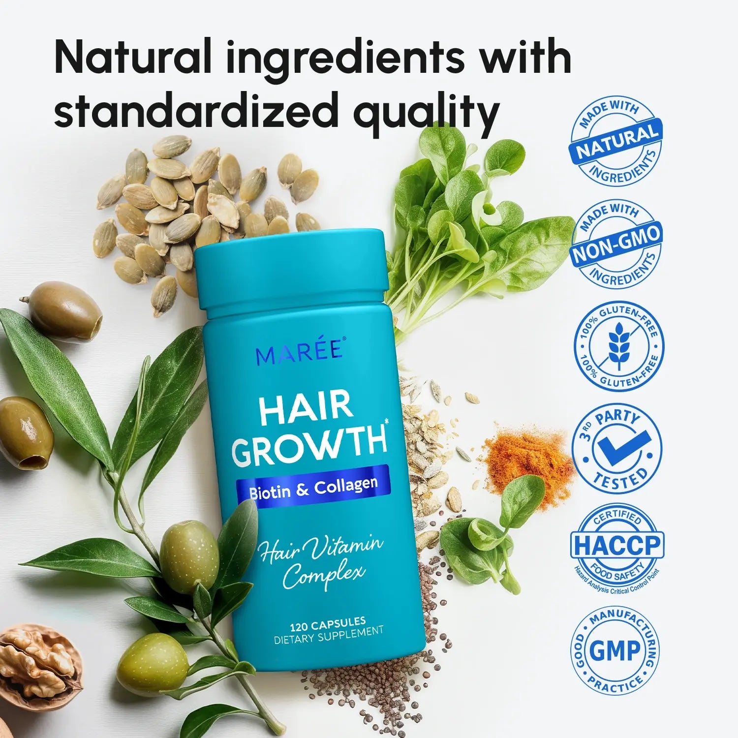 Biotin & Collagen Hair Growth Complex - Renee Lane Company