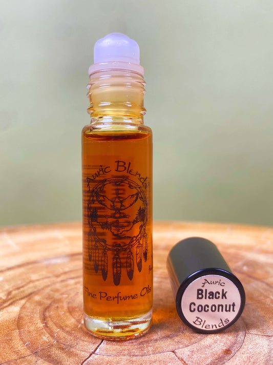 Black Coconut Roll-on Perfume Oil | 0.33 fl oz - Renee Lane Company