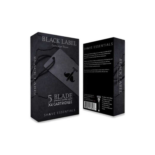 Black Label 5-Blade Cartridges - Renee Lane Company