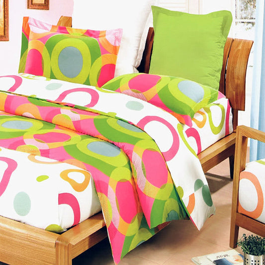 Blancho Bedding - [Rhythm of Colors] Luxury 3PC Mini Comforter Set Combo 300GSM (Twin Size) - Renee Lane Company