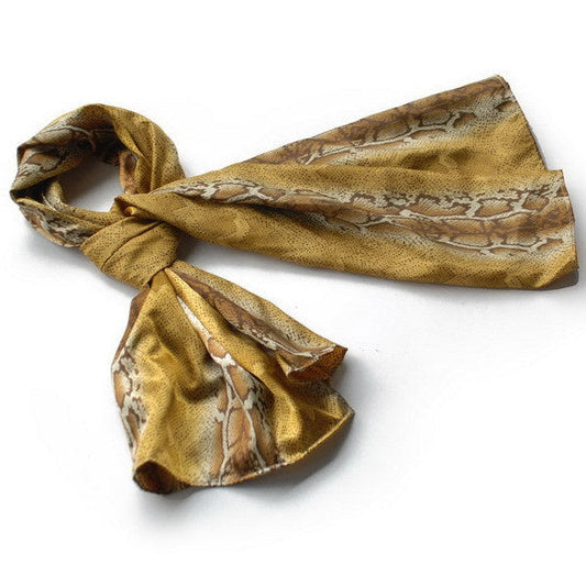 Blando Gold Boa Noble Fashion Delicately Soft Silky Scarf/Wrap/Shaw(Large) - Renee Lane Company