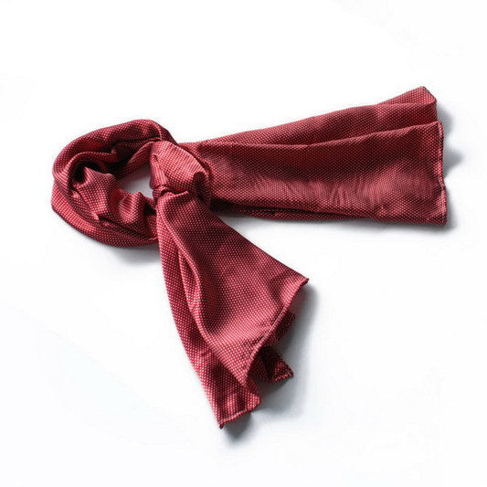 Blando Red Small Cute Dot Design Campus Style Silk Scarf/Wrap/Shawl(Small) - Renee Lane Company
