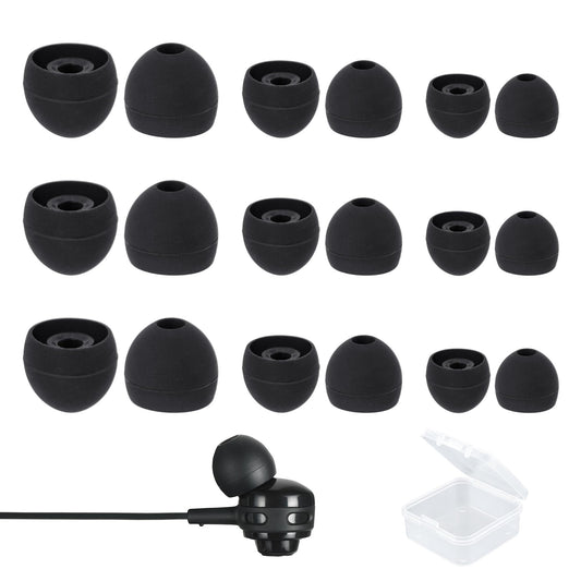BlingKingdom 9 Pairs Replacement Earbuds Silicone Earbud Tips Earbuds Cap Earbud Cushions for Most in-Ear Earbuds 3 Different Size (S/M/L) - Renee Lane Company