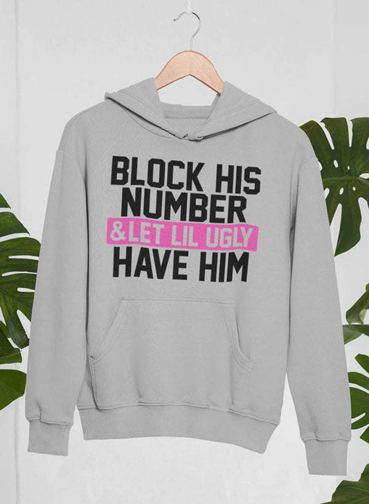 Block His Number Hoodie - Renee Lane Company