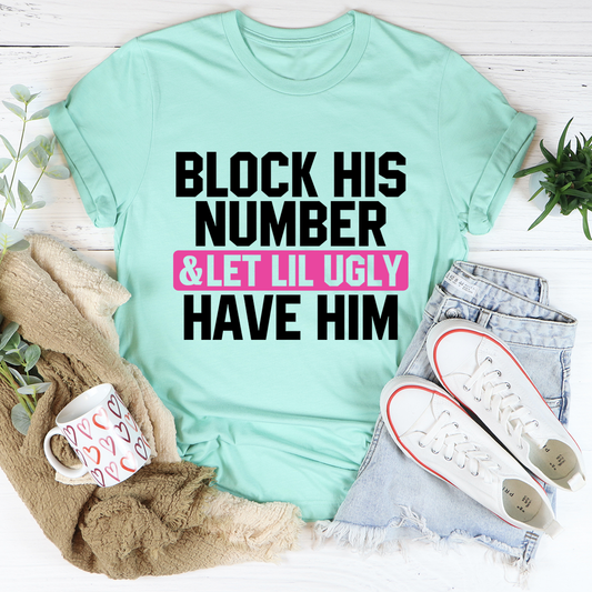 Block His Number T-Shirt - Renee Lane Company