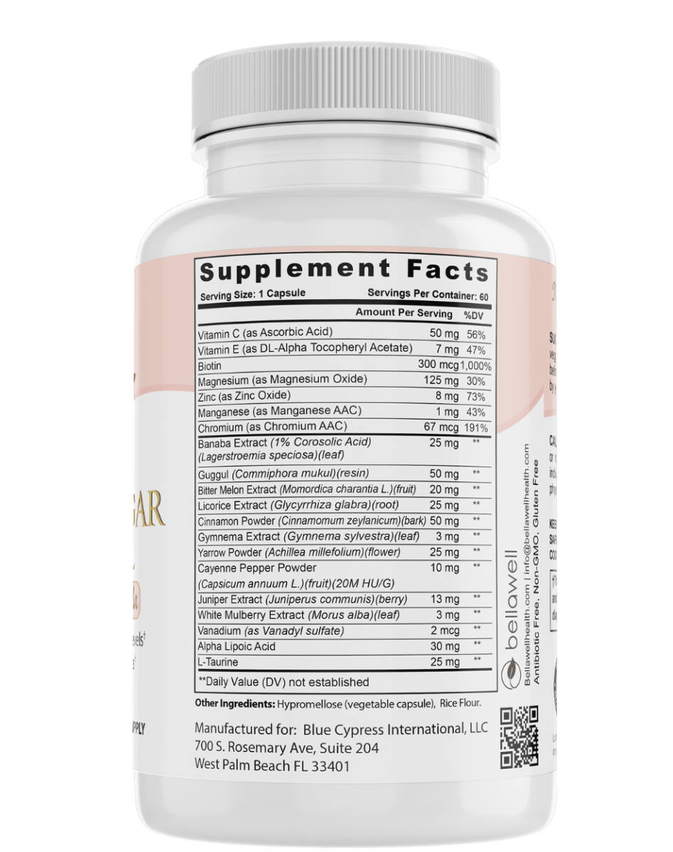 Blood Sugar Balance by Bellawell - Renee Lane Company