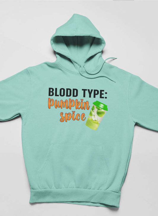 Blood Type Pumpkin Spice Hoodie - Renee Lane Company