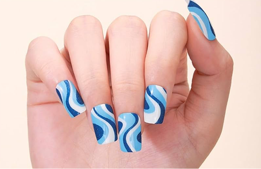 Blue Jazz Gel Nails - Renee Lane Company