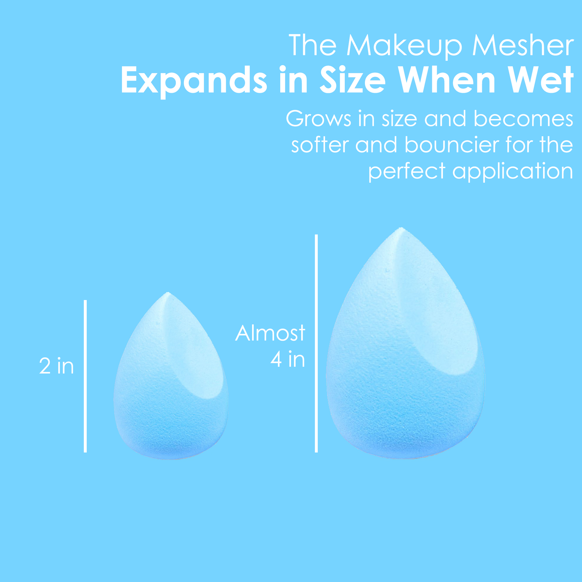 Blue Makeup Mesher - Renee Lane Company