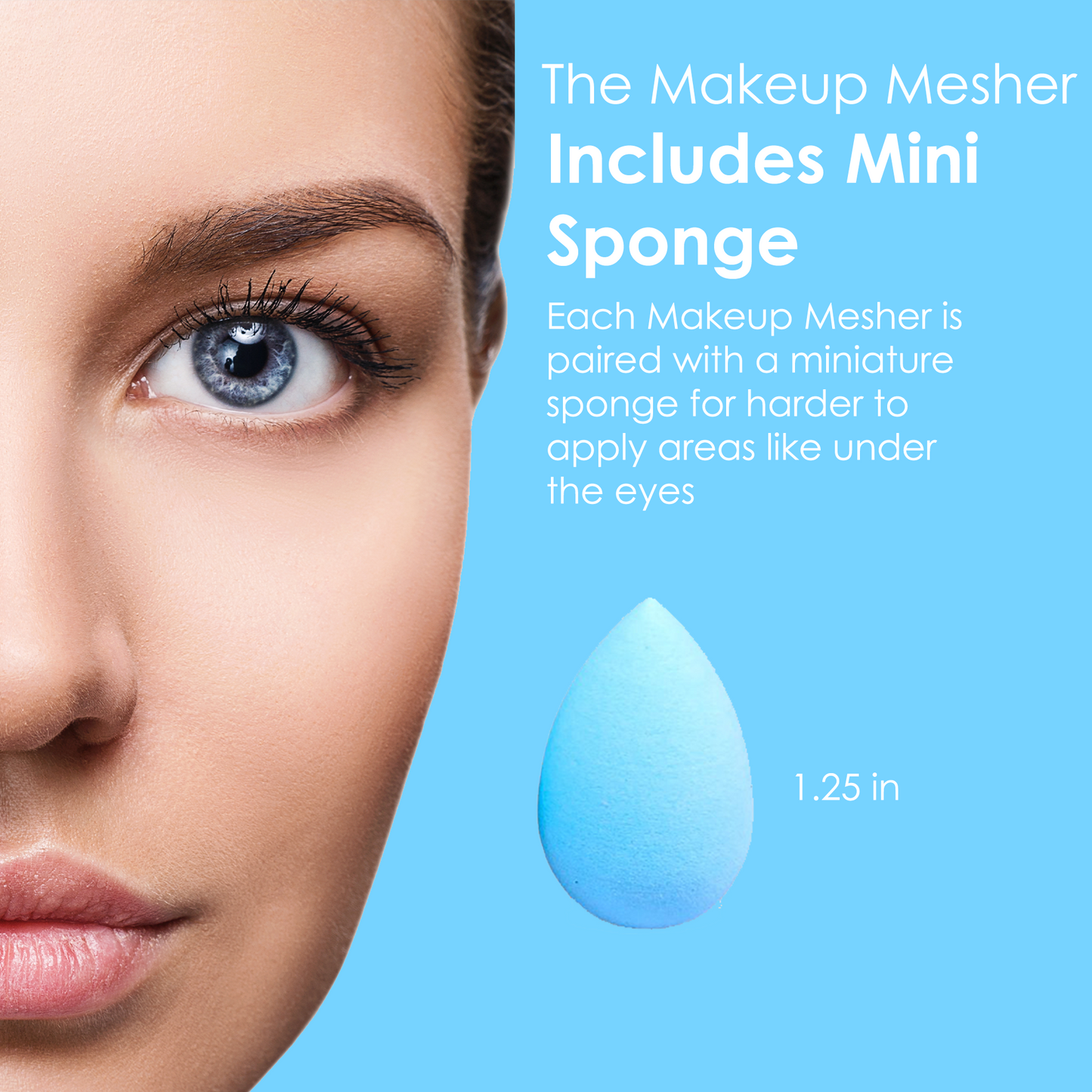 Blue Makeup Mesher - Renee Lane Company