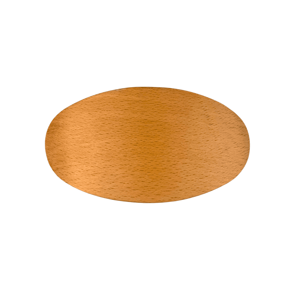 Wood boar bristle hair brush oval base with smooth top