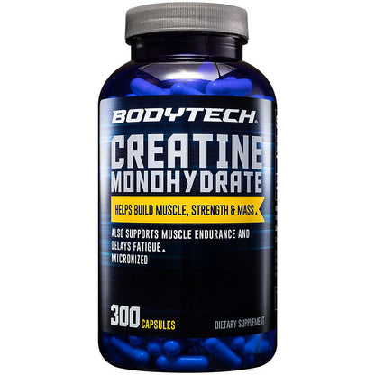 BodyTech Creatine Monohydrate (300 Capsules) - Renee Lane Company