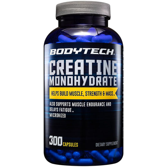 BodyTech Creatine Monohydrate (300 Capsules) - Renee Lane Company