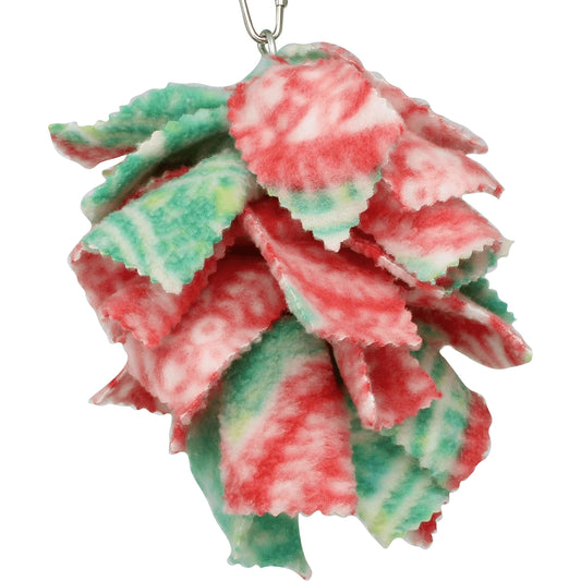 Bonka Bird Toys 1556 Small Fluff Cuddle Colorful Fabric Hanging Parrot Parrotlet Budgie Quaker Dove - Renee Lane Company
