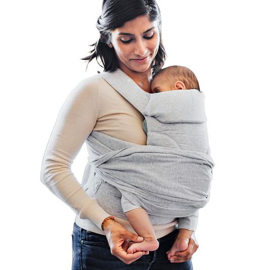 Boppy ComfyGrow Baby Carrier – 7-35lbs Dove Gray – Baby Carrier Newborn to Toddler with 3 Carrying Positions – 3-Stage Adjustable Seat & Head Support Cotton Fabric - Renee Lane Company