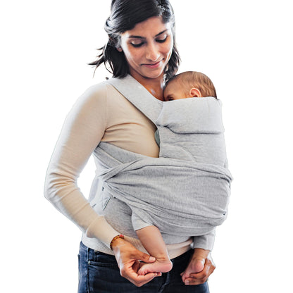 Boppy ComfyGrow Baby Carrier – 7-35lbs Dove Gray – Baby Carrier Newborn to Toddler with 3 Carrying Positions – 3-Stage Adjustable Seat & Head Support Cotton Fabric - Renee Lane Company