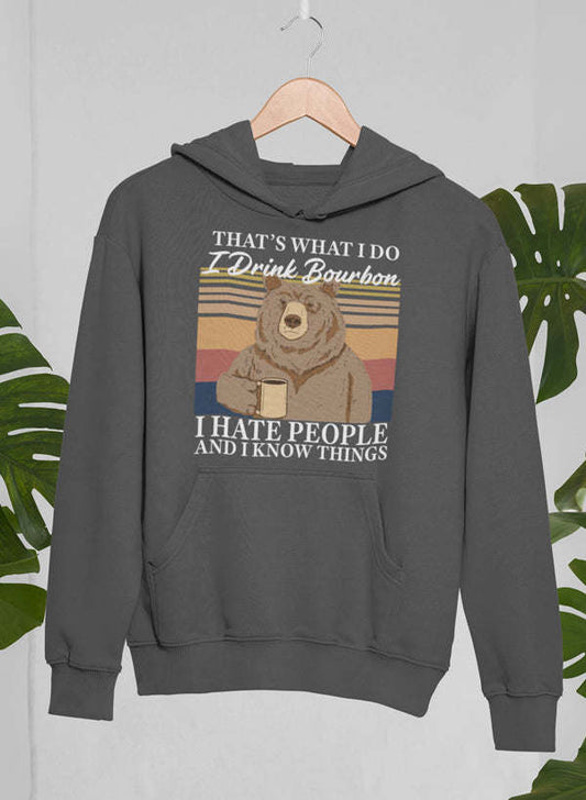 Bourbon Bear Hoodie - Renee Lane Company