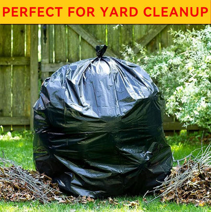 Boxed Disposable Garbage Bag 70 Pieces Puncture Tear Resistant Trash Bags, 39 Gallon Capacity, Multipurpose Cleaning Supplies For Industrial, Garden, Home, And Commercial Use - Durable, Leak-Proof - Renee Lane Company