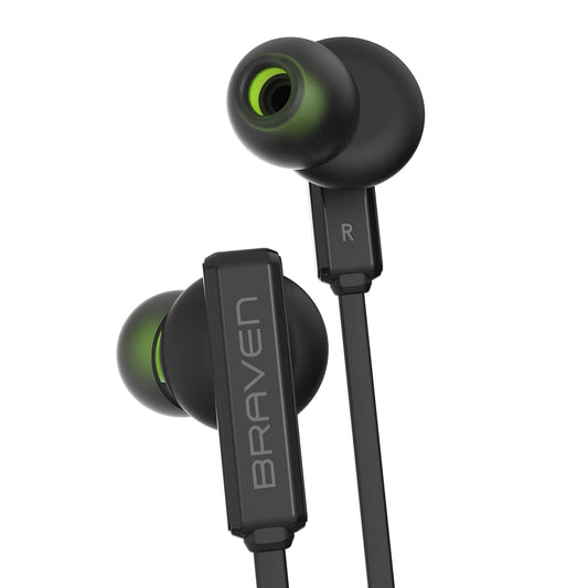 Braven Flye Sport - Water-Resistant Bluetooth Earbud - Black - Renee Lane Company