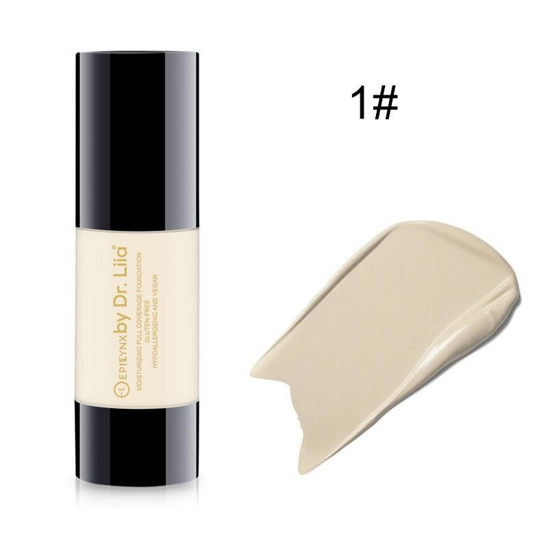 Breathable Full-Coverage Foundation – Dewy Finish, Hydrating, Vegan, Gluten-Free (SPF 15) - Renee Lane Company