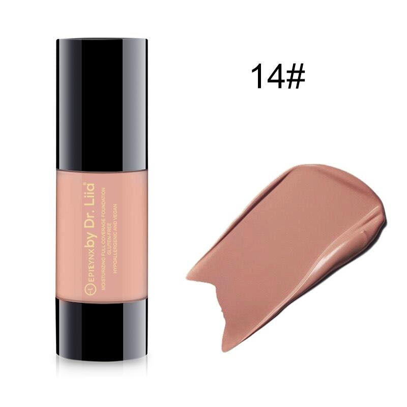 Breathable Full-Coverage Foundation – Dewy Finish, Hydrating, Vegan, Gluten-Free (SPF 15) - Renee Lane Company