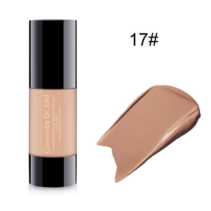 Breathable Full-Coverage Foundation – Dewy Finish, Hydrating, Vegan, Gluten-Free (SPF 15) - Renee Lane Company