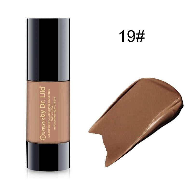 Breathable Full-Coverage Foundation – Dewy Finish, Hydrating, Vegan, Gluten-Free (SPF 15) - Renee Lane Company