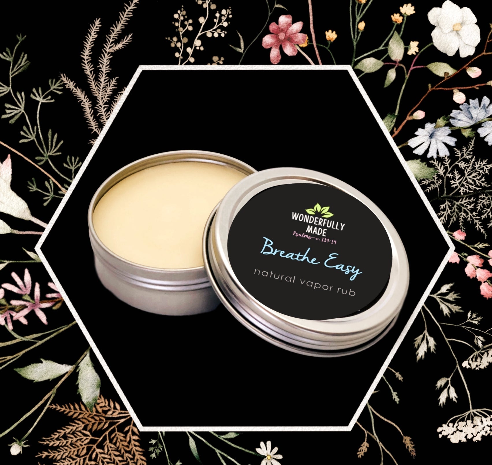 Breathe Easy Vapor Rub Salve | Metal Tin | Natural Organic - Renee Lane Company