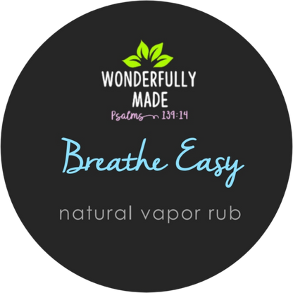 Breathe Easy Vapor Rub Salve | Metal Tin | Natural Organic - Renee Lane Company