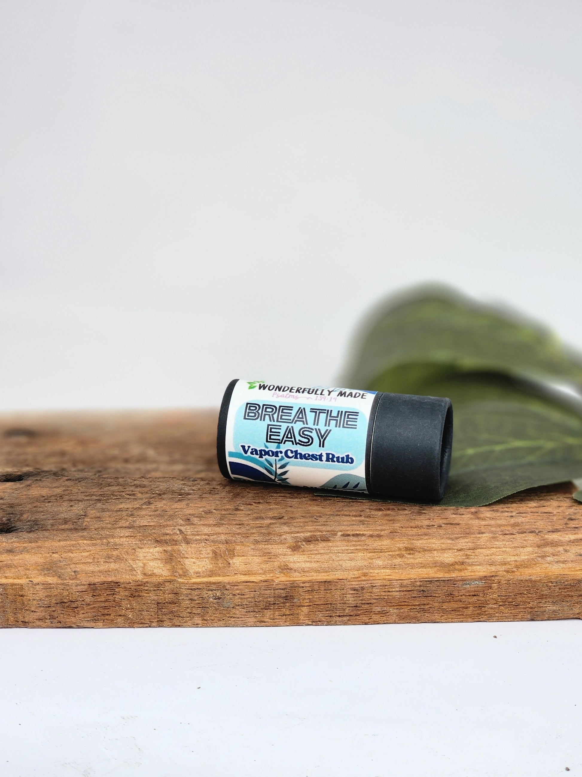 Breathe Easy Vapor Rub Stick | Essential Oil Salve Clear Congestion Chest Neck Cold Cough Natural Organic Relief Menthol Camphor Soothing - Renee Lane Company