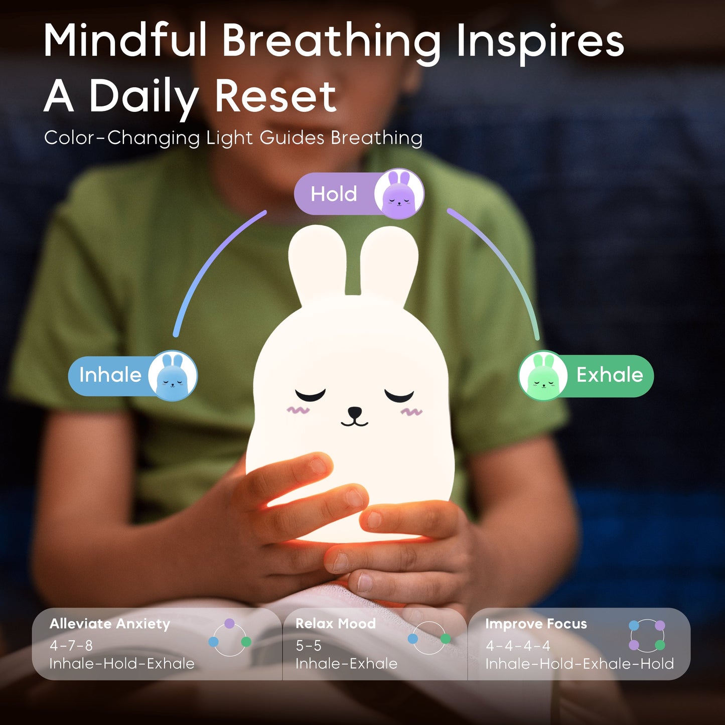 Breathing Pal 'Bonnie' The Bunny - Renee Lane Company