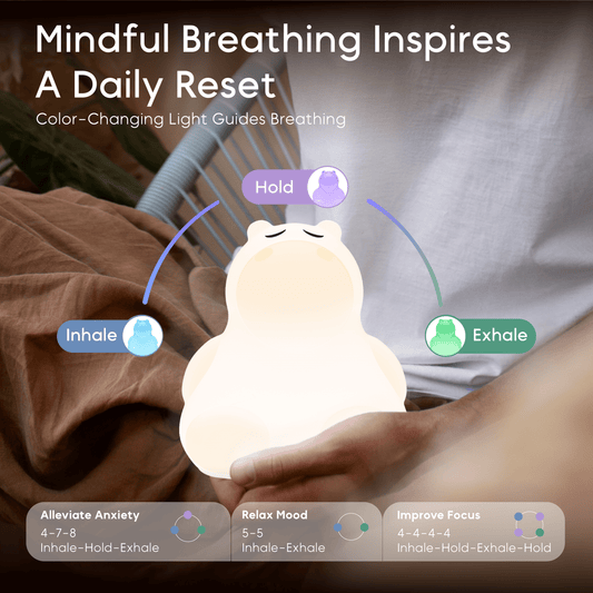 Breathing Pal 'Hugo' The Hippo - Renee Lane Company