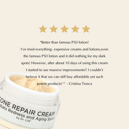 Brightening Tone Repair Cream for Dark Spots & Uneven Skin – Vegan & Gluten-Free - Renee Lane Company