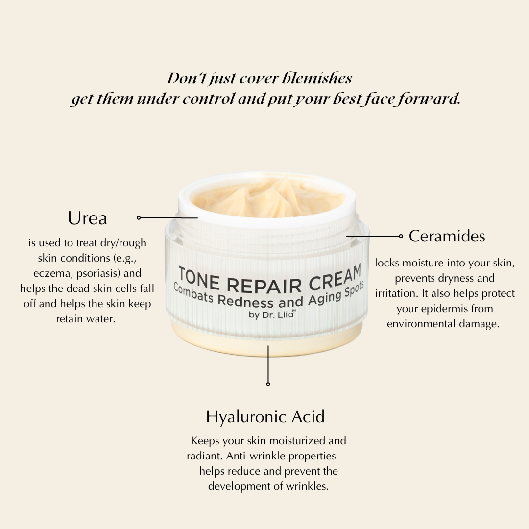 Brightening Tone Repair Cream for Dark Spots & Uneven Skin – Vegan & Gluten-Free - Renee Lane Company