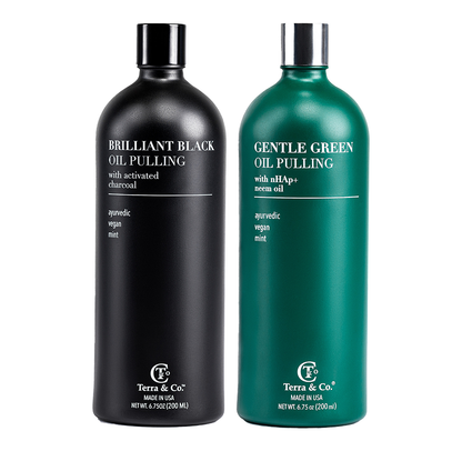 Brilliant Black® Oil Pulling – Ayurvedic Mouthwash for Teeth Whitening, Detox & Gum Health - Renee Lane Company