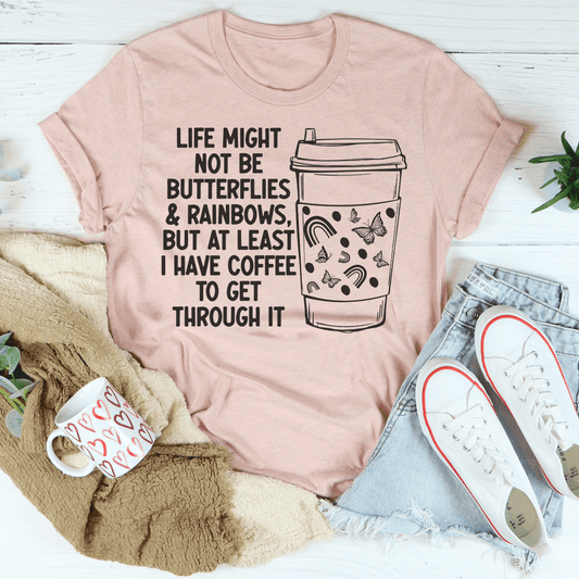 Butterflies And Rainbows T-Shirt - Renee Lane Company