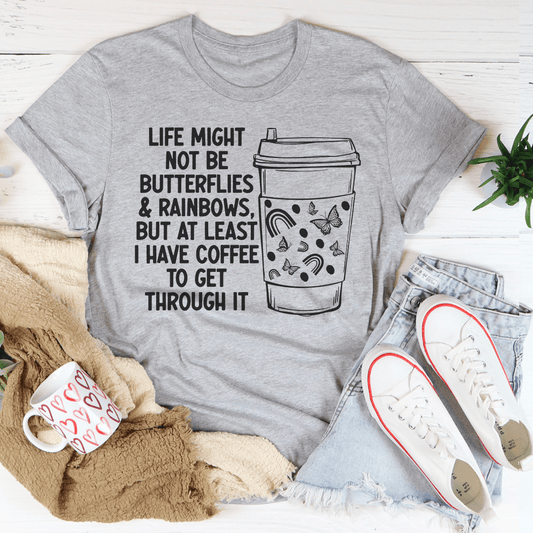 Butterflies And Rainbows T-Shirt - Renee Lane Company