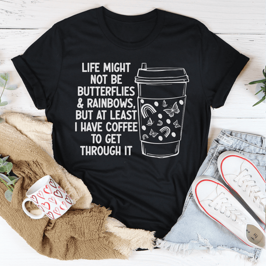 Butterflies And Rainbows T-Shirt - Renee Lane Company