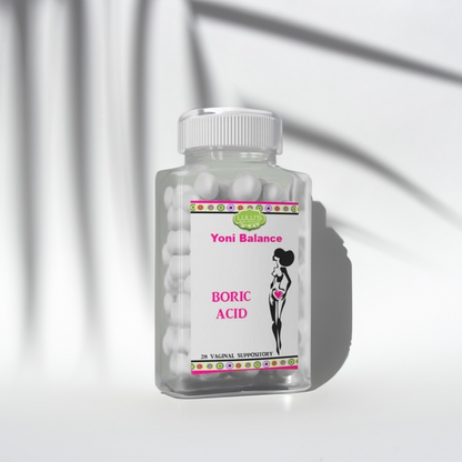 Yoni Balance – Boric Acid Capsules (28 Count Bottle)