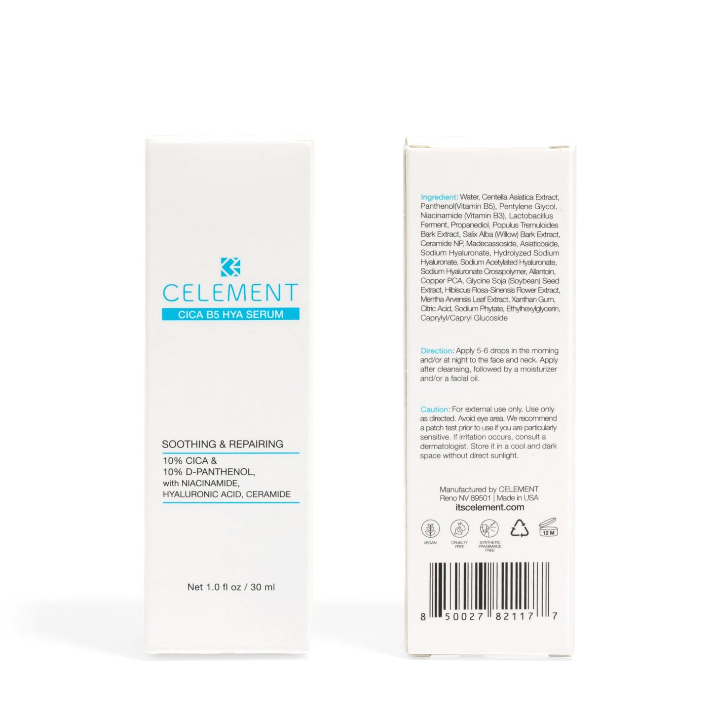 CICA B5 HYA Serum - Renee Lane Company