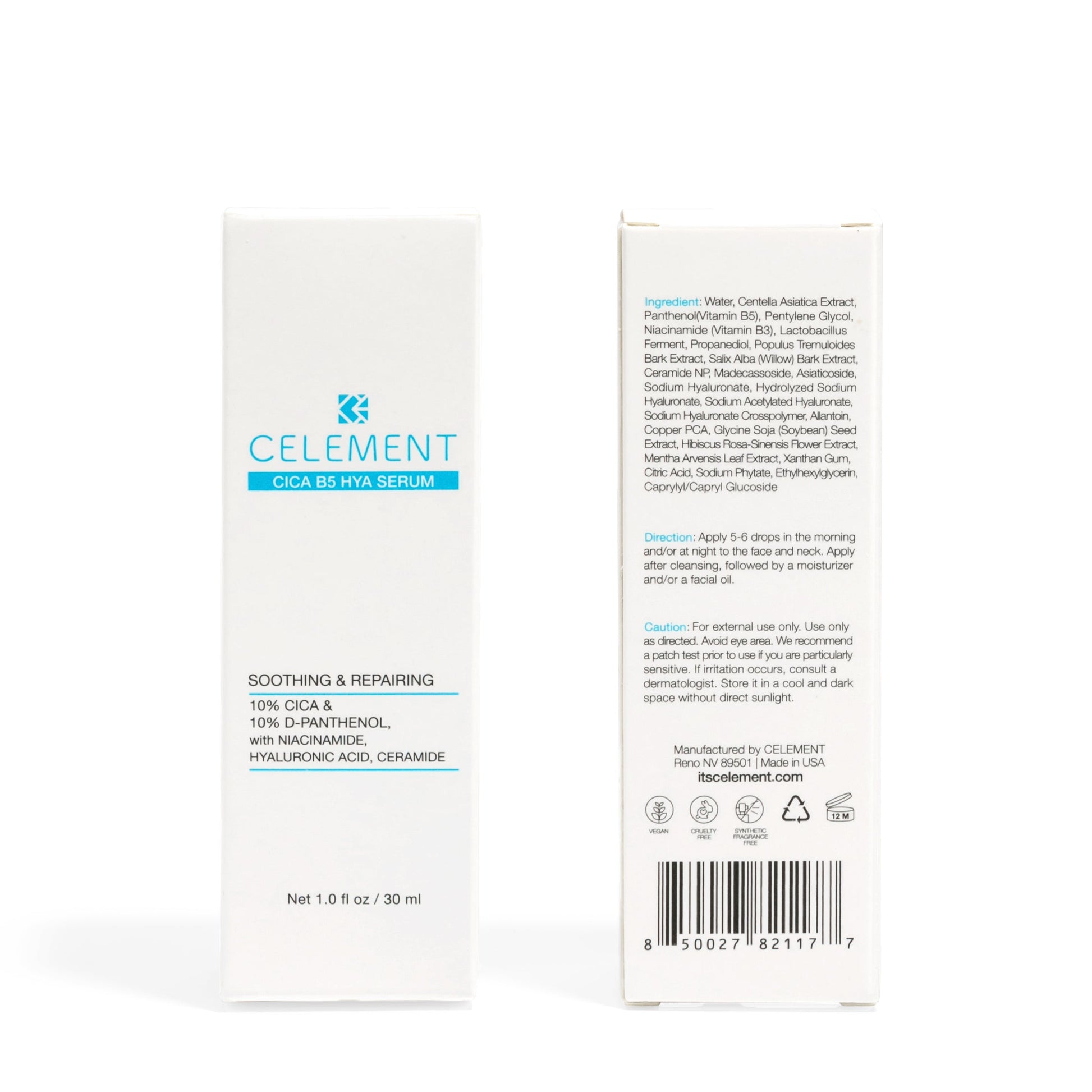 CICA B5 HYA Serum - Renee Lane Company