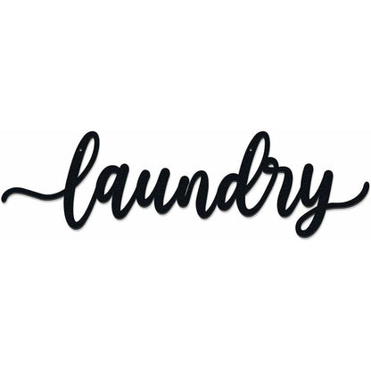 CIFbuy Metal Baked Paint Laundry Sign Wall Art Modern Laundry Room Decor (TikTok, temu pickup) - Renee Lane Company