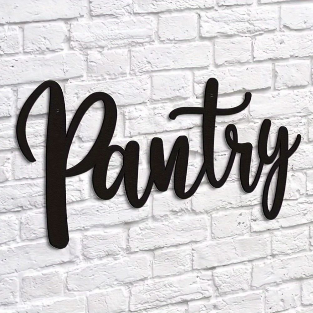 CIFbuy Metal Baked Paint Pantry Sign Wall Art Modern Kitchen Pantry Decor (TikTok, temu pickup) - Renee Lane Company
