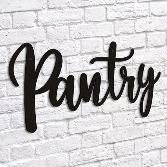 CIFbuy Metal Baked Paint Pantry Sign Wall Art Modern Kitchen Pantry Decor (TikTok, temu pickup) - Renee Lane Company