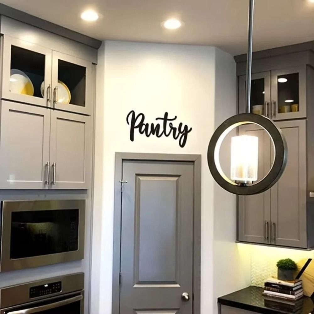 CIFbuy Metal Baked Paint Pantry Sign Wall Art Modern Kitchen Pantry Decor (TikTok, temu pickup) - Renee Lane Company