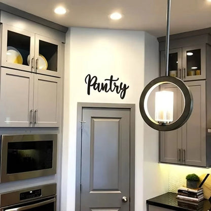 CIFbuy Metal Baked Paint Pantry Sign Wall Art Modern Kitchen Pantry Decor (TikTok, temu pickup) - Renee Lane Company