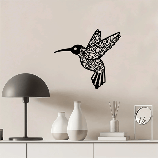 CIFbuy Vintage Hummingbird iron Wall Art Garden Patio Living Room Wall Decor Indoor Outdoor (TikTok, temu pick-up service) - Renee Lane Company