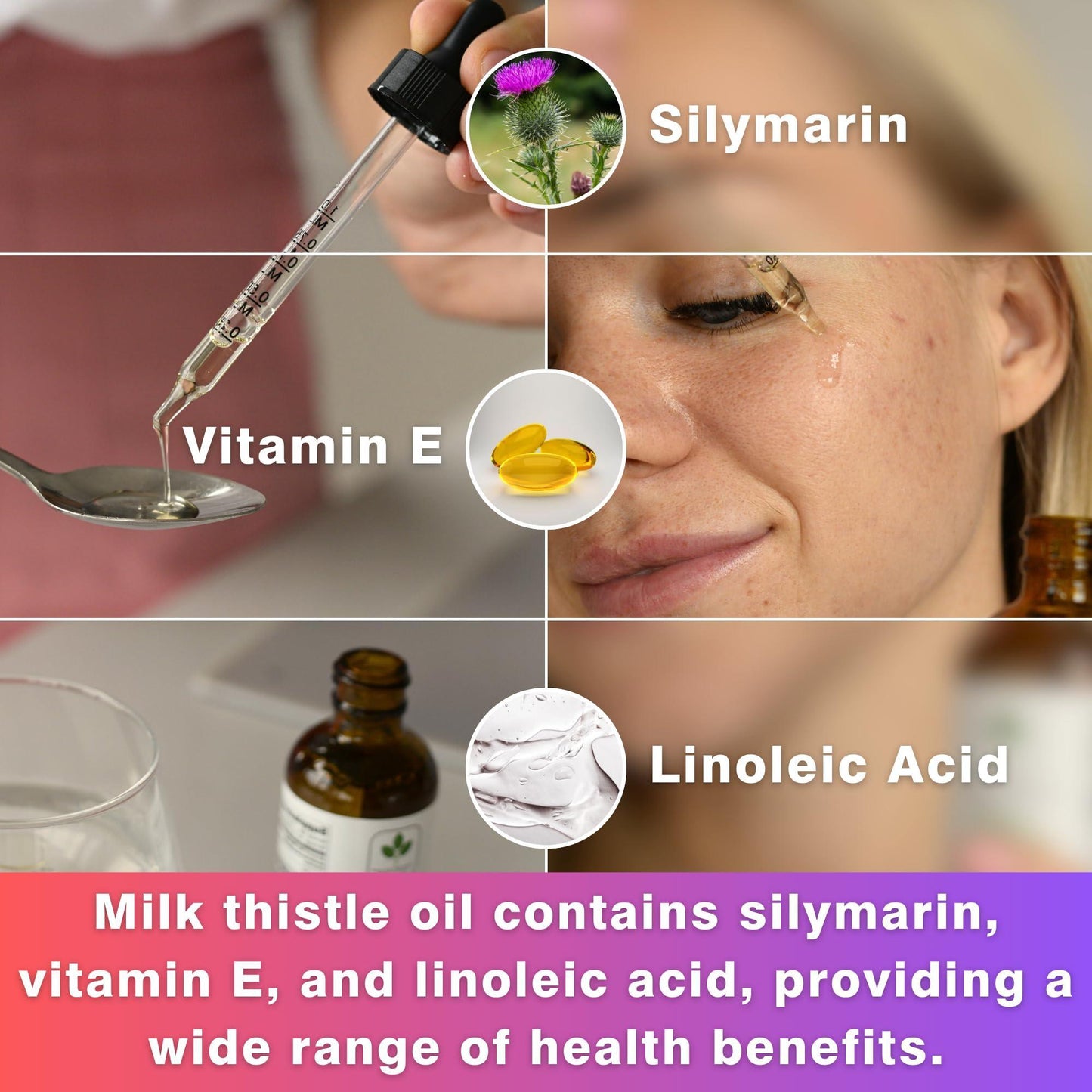 CO2 Extracted Milk Thistle Seed Oil 100% Potent Liver Support Milk Thistle Oil Rich in Silymarin Zinc Omegas Tocopherols Pure Milk Thistle Drops 2 Fl Oz - Renee Lane Company