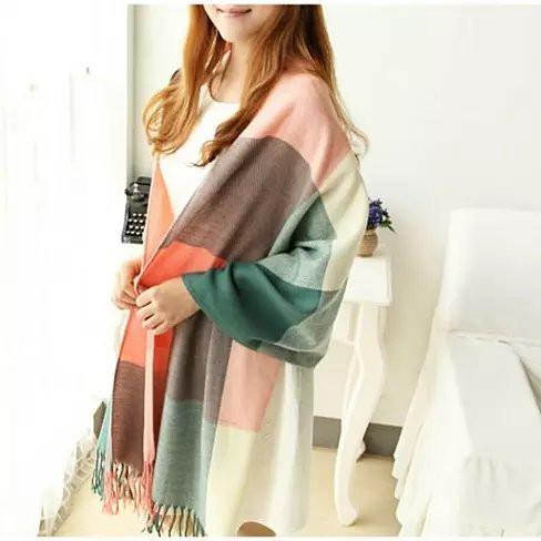 COLORAMA Reversible Shawl Full Of Colors - Renee Lane Company